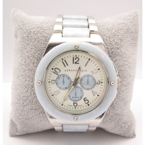 Women Aerpostale Quartz WR Analog 40mm Round Watch (H433) "New Battery" - Picture 1 of 10